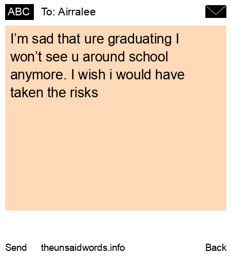 unsent message to Airralee