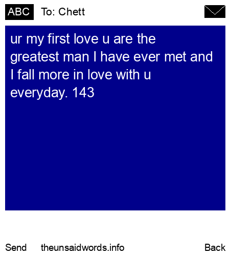 unsent message to Chett