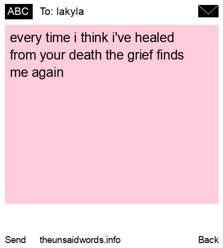 unsent message to lakyla 