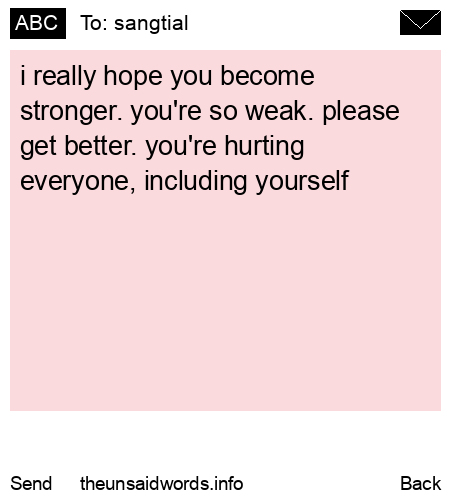 unsent message to sangtial