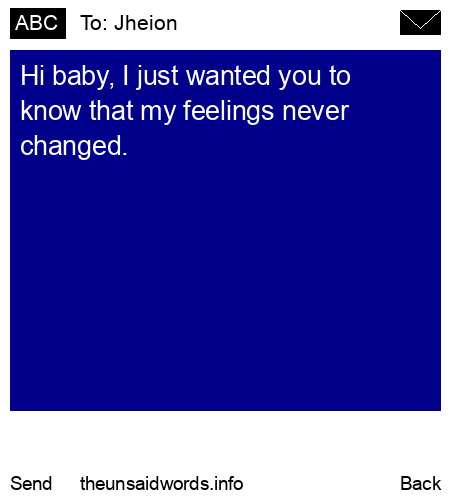 unsent message to Jheion