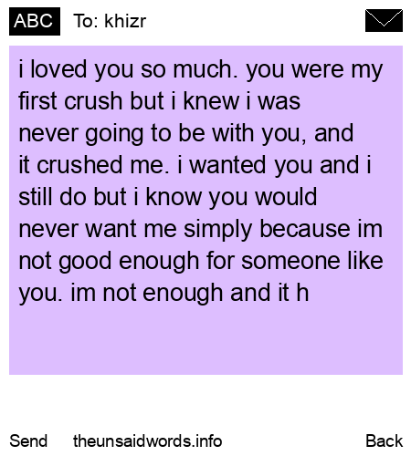 unsent message to khizr
