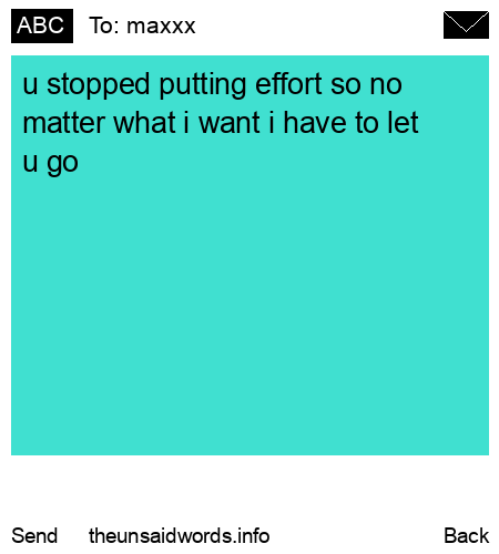 unsent message to maxxx