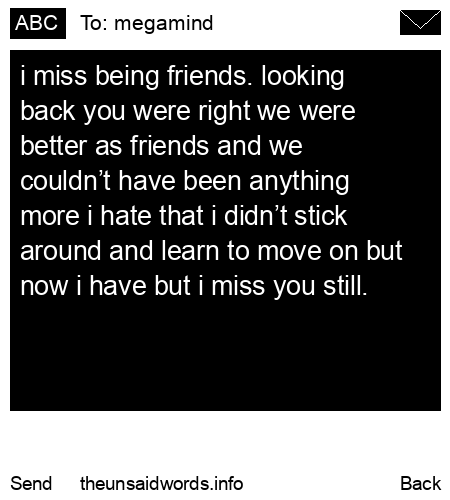 unsent message to megamind