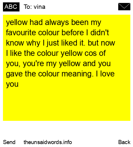 unsent message to vina