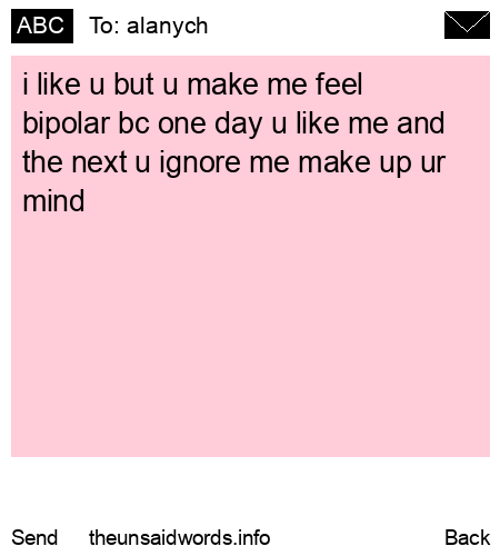 unsent message to alanych