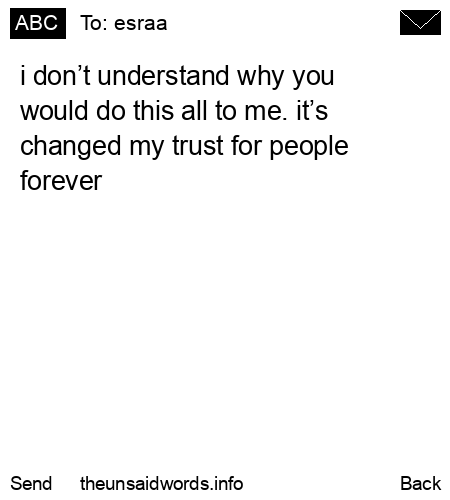 unsent message to esraa