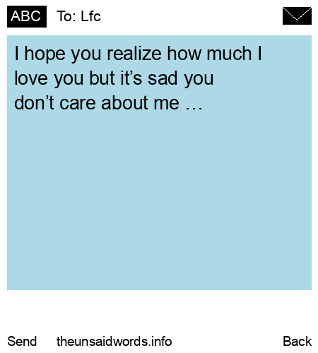unsent message to Lfc 