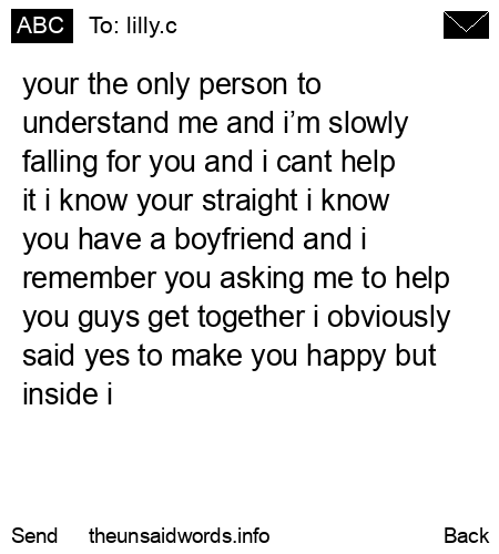unsent message to lilly.c