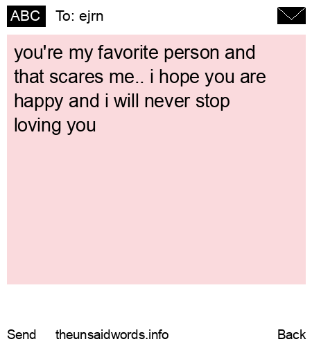 unsent message to ejrn