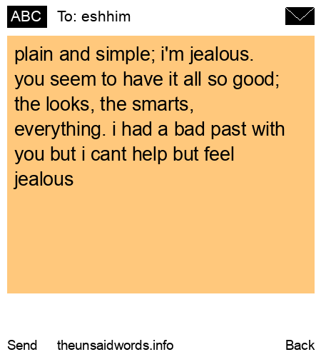 unsent message to eshhim