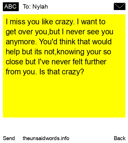 unsent message to Nylah