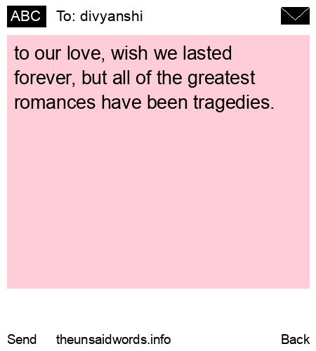 unsent message to divyanshi