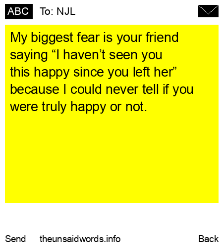 unsent message to NJL