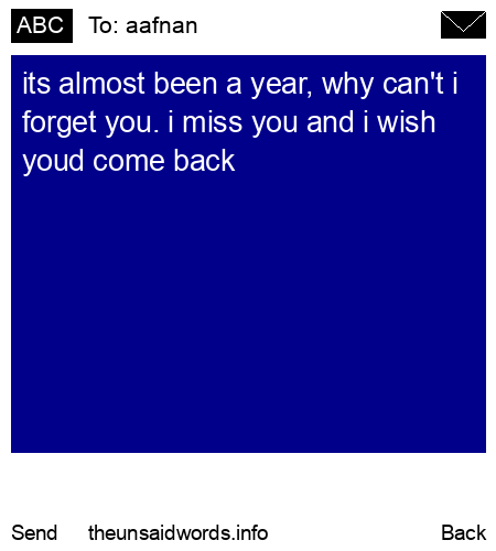 unsent message to aafnan