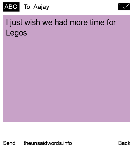unsent message to Aajay