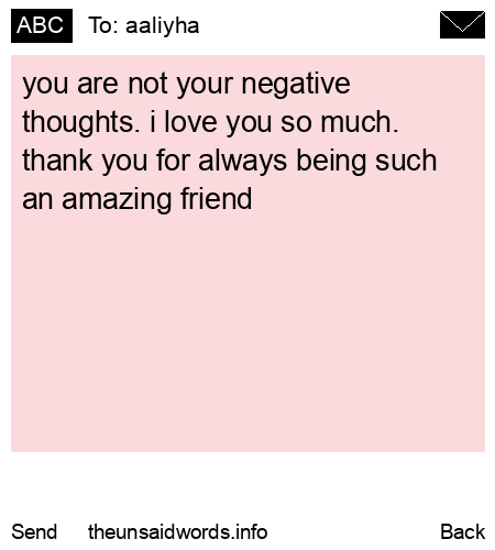 unsent message to aaliyha