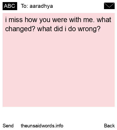 unsent message to aaradhya