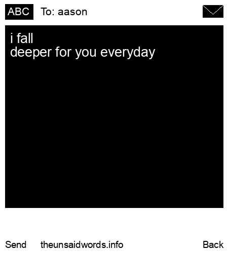 unsent message to aason