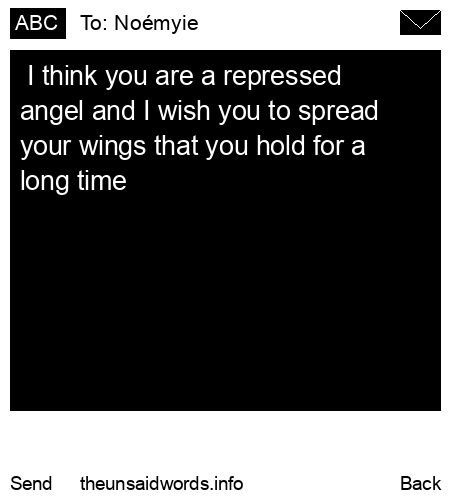 unsent message to Noémyie