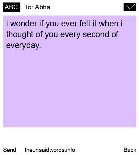 unsent message to Abha