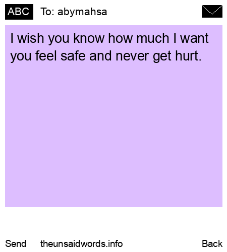 unsent message to abymahsa