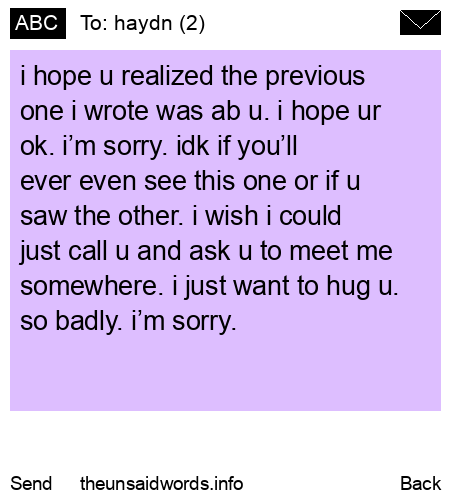 unsent message to haydn (2)
