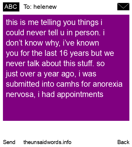 unsent message to helenew