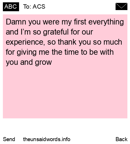 unsent message to ACS