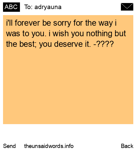 unsent message to adryauna
