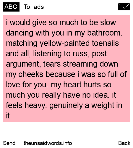 unsent message to ads