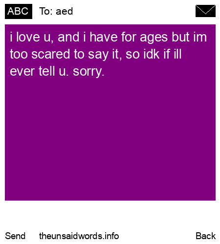 unsent message to aed