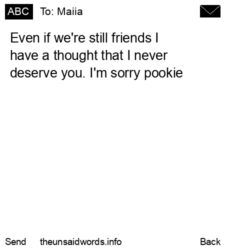 unsent message to Maiia