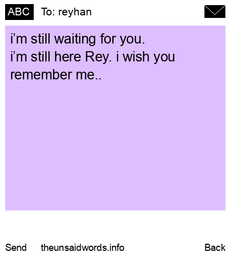 unsent message to reyhan