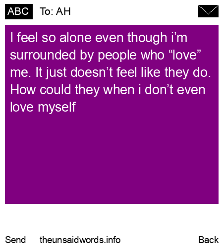 unsent message to AH