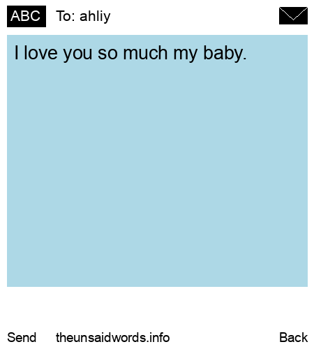 unsent message to ahliy 