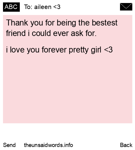 unsent message to aileen <3