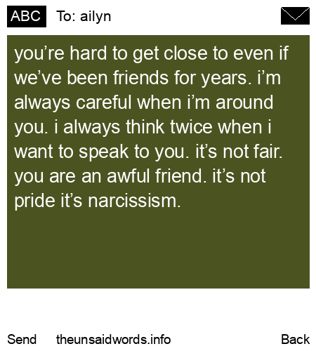 unsent message to ailyn