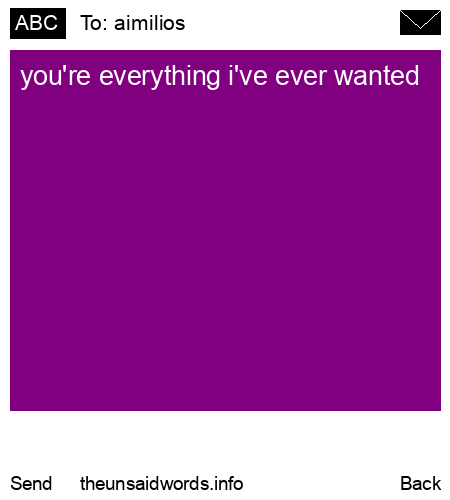 unsent message to aimilios