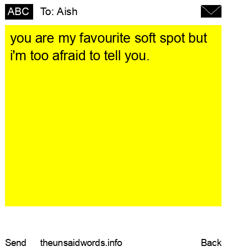 unsent message to Aish
