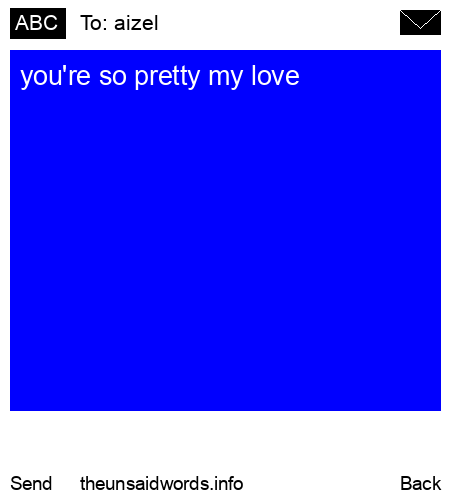 unsent message to aizel
