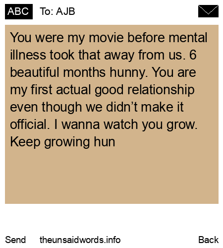 unsent message to AJB