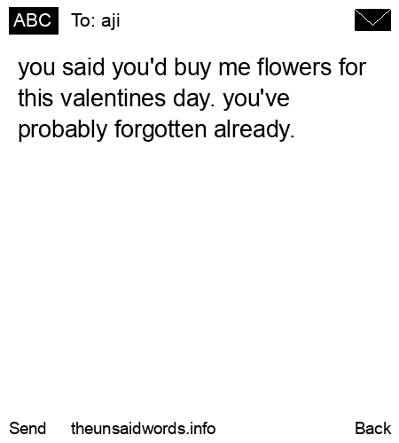 unsent message to aji