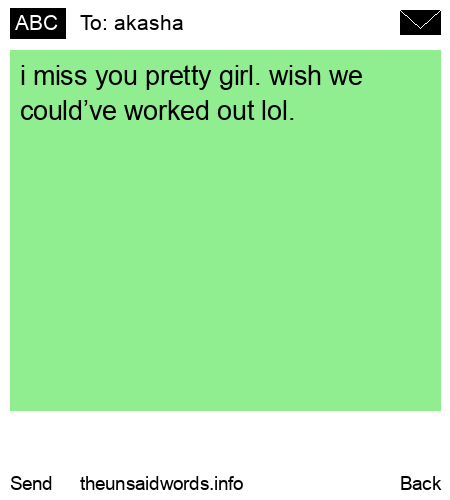 unsent message to akasha