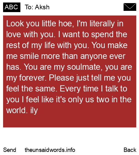 unsent message to Aksh