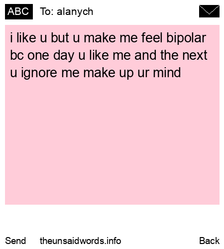 unsent message to alanych