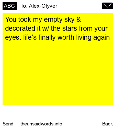 unsent message to Alex-Olyver