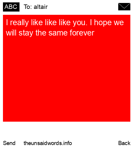 unsent message to altair 