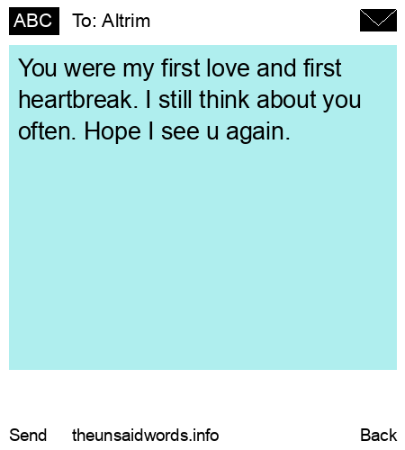 unsent message to Altrim