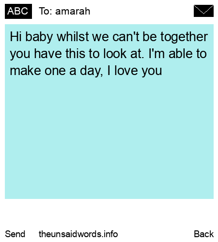 unsent message to amarah